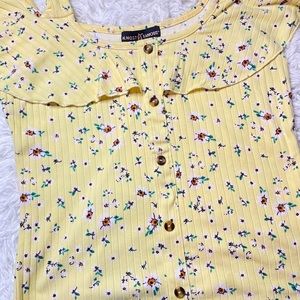 Off the shoulder top with straps